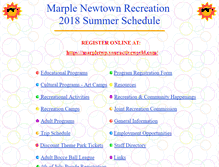 Tablet Screenshot of mnrecreation.org